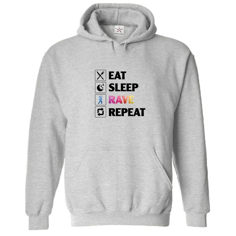 Eat Sleep Rave Repeat Hoodie